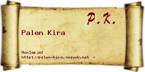 Palen Kira névjegykártya